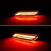 TurningMax Smoked Lens Full LED Bumper Reflector Lights Compatible With