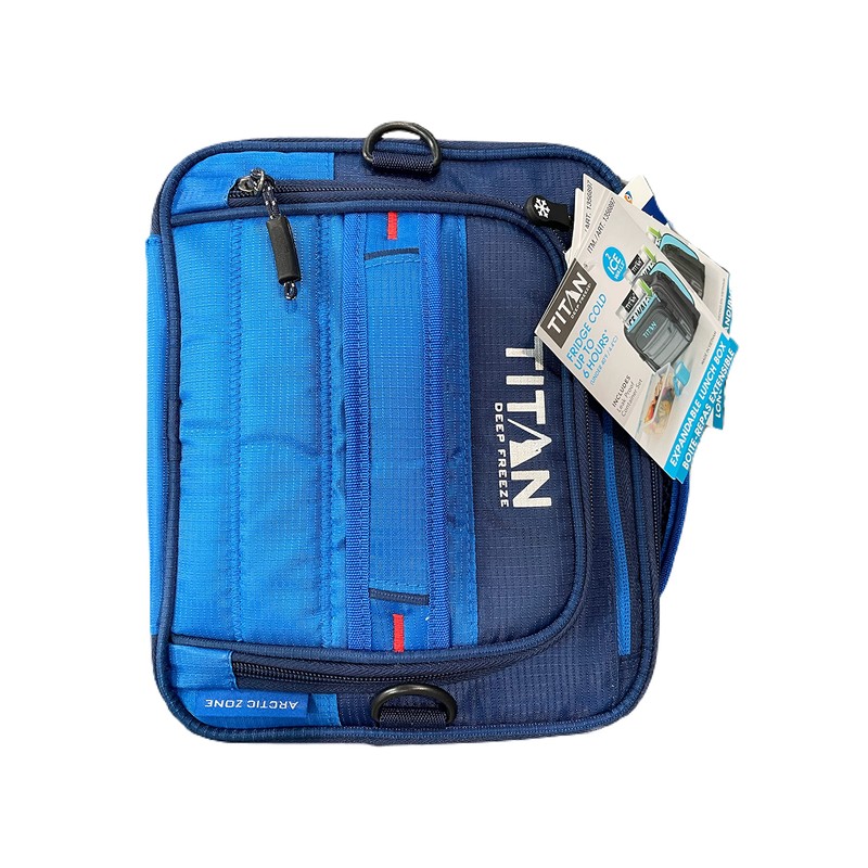Titan Deep Freeze Expandable Lunch Box with 2 Ice Walls,
