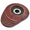 10 x Flap Discs 60 Grit Angle Grinder 4.5" (115mm)