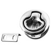 MARINE CITY Round Flush Pull Slam Latch, 316 Stainless Steel,