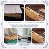RANERVZ Large Bookbinding Press with Portable Handle, Bamboo Wood Oversized