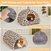 Hedgeink Guinea Pig House with Rabbit Hideout, 2 Pack Guinea
