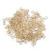 300PCS Carp Fishing Wire Eyes Sinker Steel Alloy Screw Leads