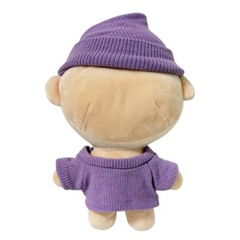 AXLUCE Love Knit Hat, Cut and Sew, Plush Clothes, 6.7 inches (17 cm) (Purple)