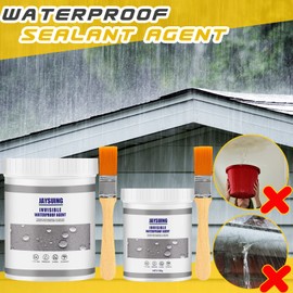 Jaysuing Invisible Waterproof Agent, Waterproof Insulating Sealant, Transparent Repairing Leak Waterproof Adhesive,Super Strong Bonding Sealant Invisible Waterproof Anti-Leakage Agent (100g*1pcs)