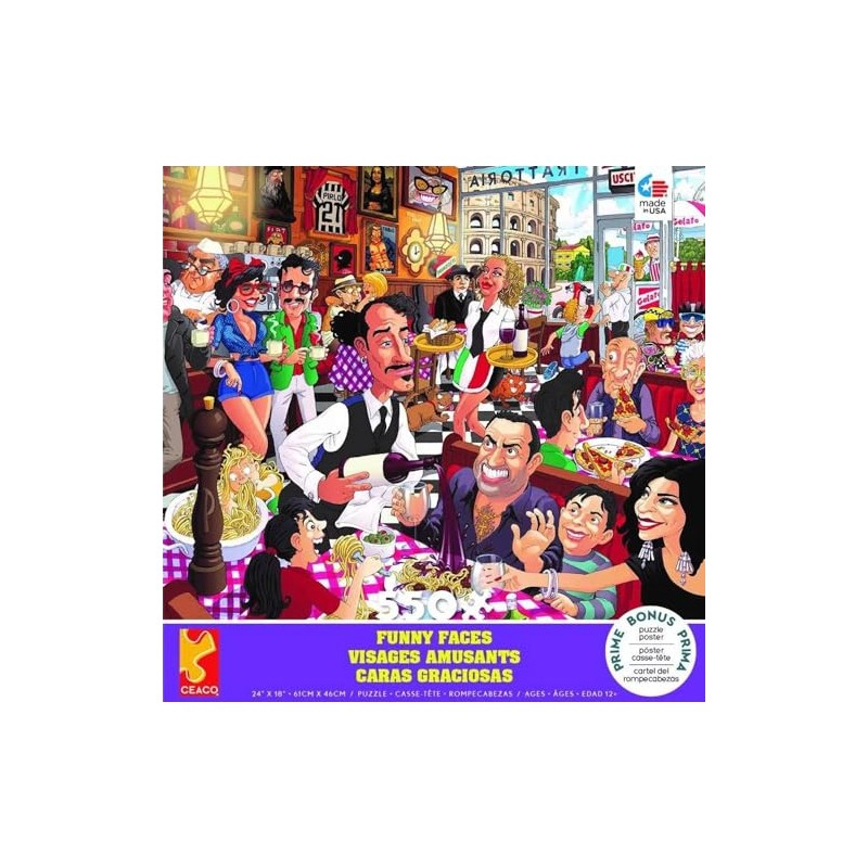 Italian Restaurant 550 Piece Puzzle