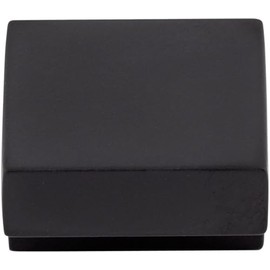 Top Knobs M1165 Nouveau III Collection 5/8" Square Knob, Flat Black