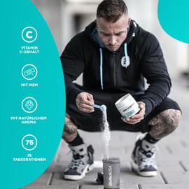 BioTechUSA MSM + Vitamin C Dietary Supplement Beverage Powder with MSM Vitamin C 150g Lemon