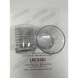 ISLAND OASIS 10 OZ. MEASURING CUPS. SET OF TWO (2) - BRAND NEW.  OEM PART #40001
