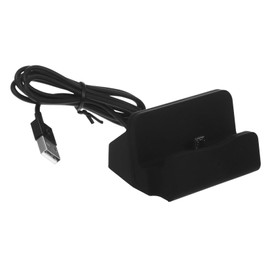 jojofuny USB Micro USB Fast Charging Dock Station for /S5/Note 5/4/3 Nexus 6/7 Compact Desktop Charger Stand for Quick and Power Supply Black