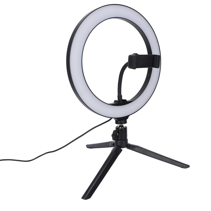 10 Inch Circle Fill Light Bright Dimmable LED Cellphone Round