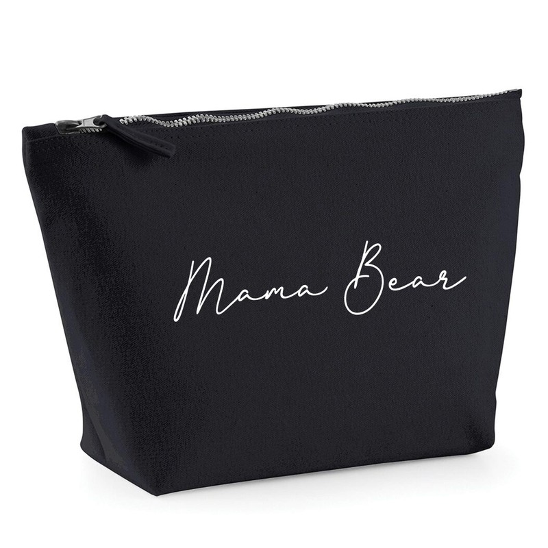 Womens Mama Bear Makeup Bag - Slogan Mothers Day Gift