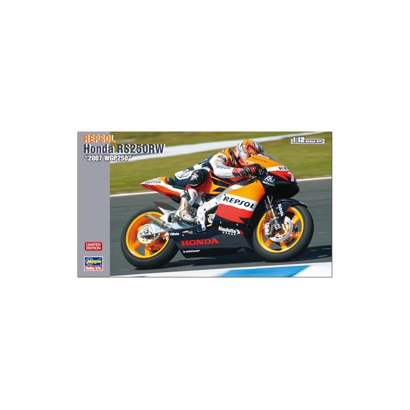 Hasegawa 1/12 Repsol Honda RS250RW 2007 WGP250 Plastic Model 21769