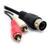 Rosebe 5 Pin DIN to RCA Cable [5FT/1.5M] 5 to
