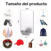 Generic 50 Ganchos Adhesivos De Acero Inoxidable Para Baño O