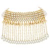 Aheli White Indian Ethnic Wedding Wear Faux Pearl Beaded Choker