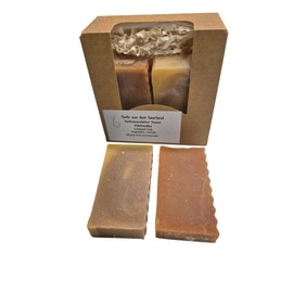 NEU* Seife Schafmilch Hafer Milch und Ziegenmilch Lavendel im Geschenkkarton