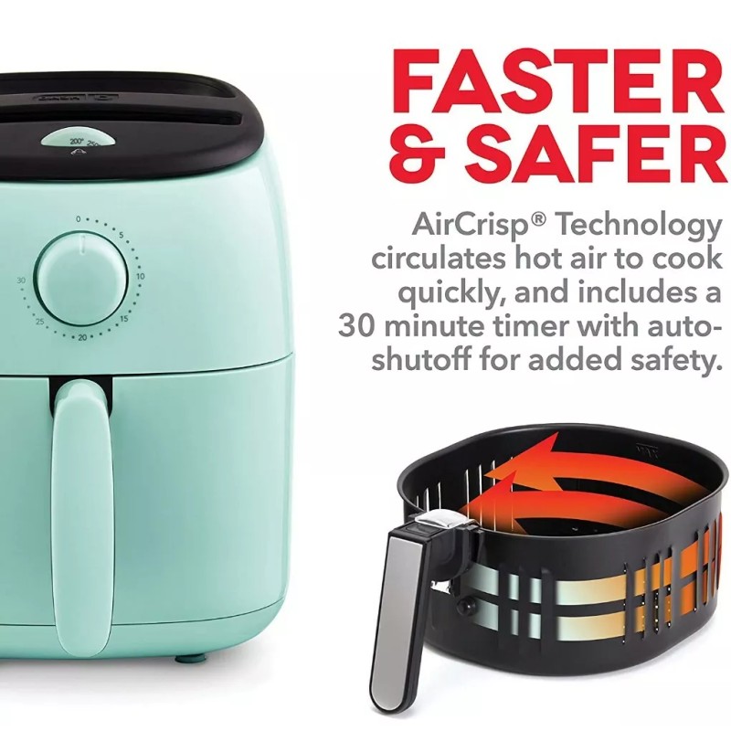 DASH Tasti-Crisp air fryer 2.6qt