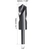 Utoolmart HSS 6542 32mm Reduced Shank Black Oxide Drill Bit