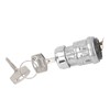 Universal Key Ignition Switch Stainless Steel Cross 2 Gears Key