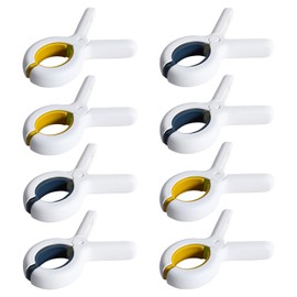 SYEYCW 8 Pcs Beach Towel Clips, Towel Clips for Sun Loungers, Plastic Towel Clips, Non-Slip Towel Pegs, Strong Grip Clothes Pegs for Sun Lounger, Laundry, Pool Chairs, Sunbeds, for Beach, Garden, Pool