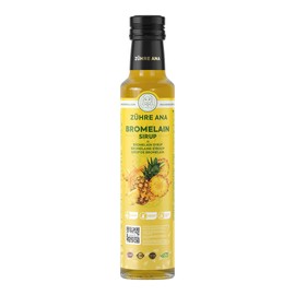 Zühre Ana Bromelain Syrup - With Bromelain, Coenzyme Q10, Mate Extract, L-Carnitine and Natural Pineapple Aroma - Your Natural Support in Everyday Life - Vegan