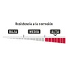 Hermex COR-80Q, Candado antipalanca, cuerpo de latón blindado de 80mm,