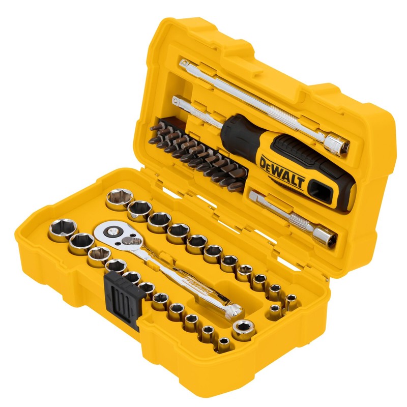 DEWALT 1/4" Drive 50 Pc Mechanics Tool Set (DWMT45422)