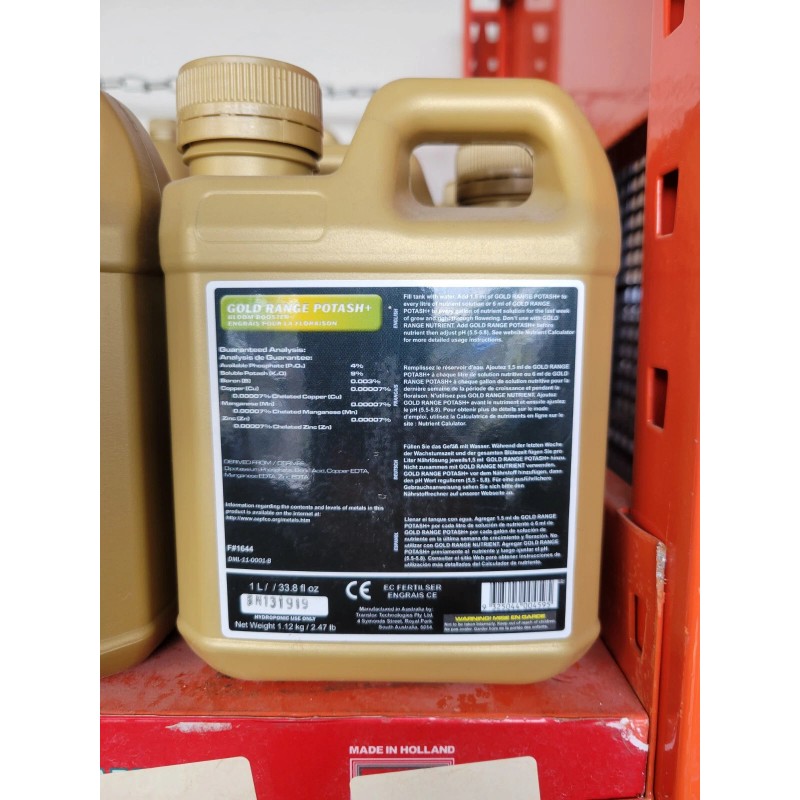 Dutch Master Potash+ Gold Range 1L
