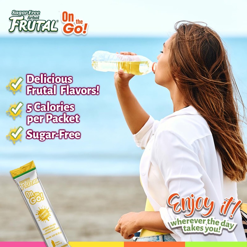Frutal On-The-Go! | Powdered Drink Mix Pina Colada - Flavored