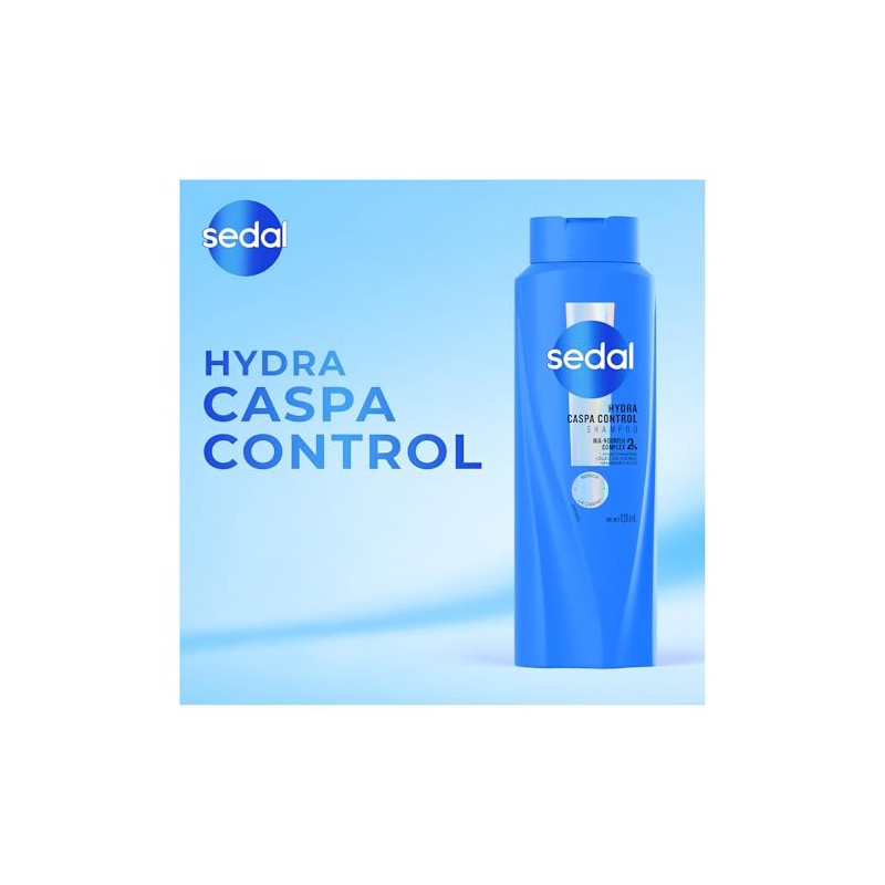 Sedal Shampoo Control Caspa Aloe y Menta, Botella 620ml