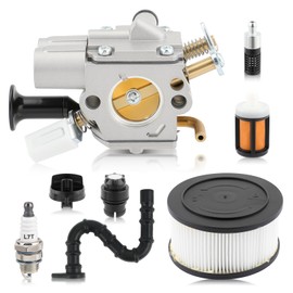 Carburetor for Stihl Chainsaw MS291 MS261 MS271C Replace# C1Q-S252 1143 120 0616, with Air Filter Tune Up Kit