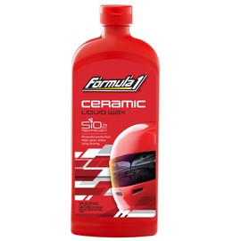 Formula 1 Ceramic Liquid Wax (16 oz.) - Ultimate Shine and Protection for Your Car - Long-Lasting Hydrophobic Finish - Easy to Apply, Professional Grade