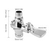 Toilet Foot Pedal Flush Valve Brass Non Slip Easy To