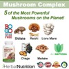 Herbal Nutrition Three Pack - Mushroom Complex, Lions Mane, Reishi,