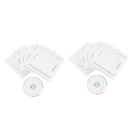 Operitacx 2 Sets Woven Positioning Board Jewellery Tools Bead Cord Disc Friendship Bracelets Bead Bracelets Woven Plate Kumihimo Plate Manual Tray Positioning Needle Suite