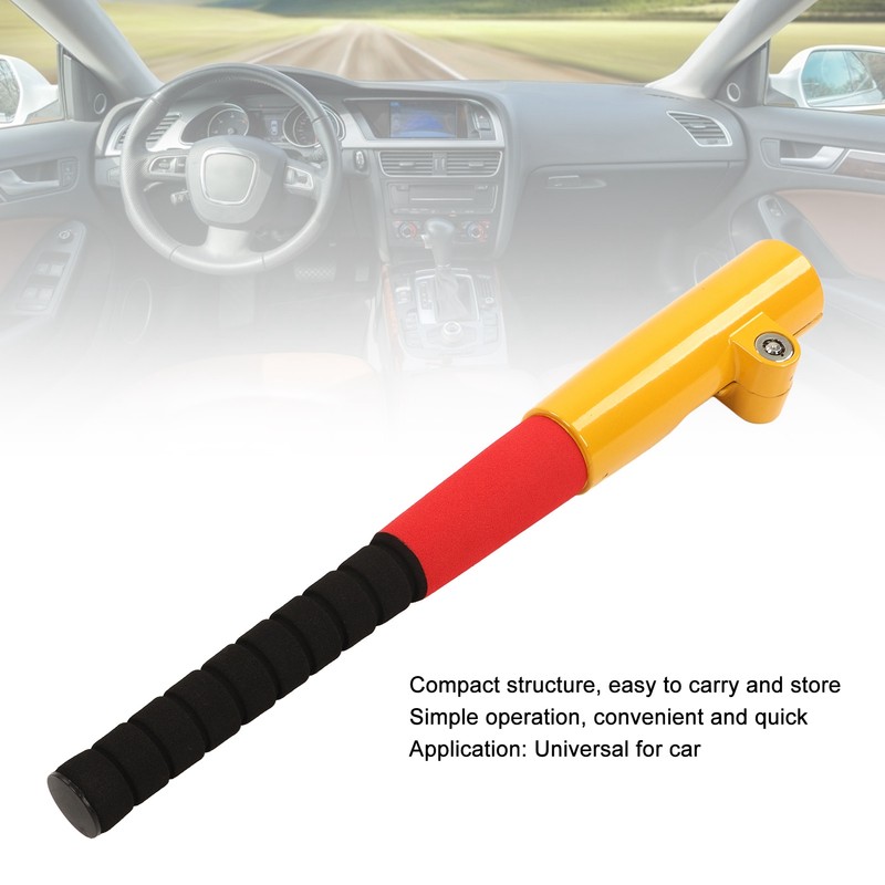 Car Steering Wheel Lock Theft Proof Strong Construction Soft Handle