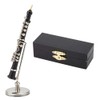Mini Oboe Model Musical Instrument Miniature Decoration for Home Coffee