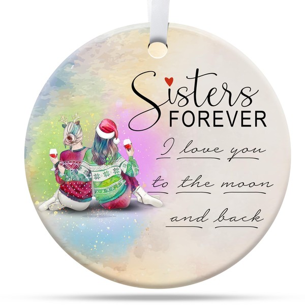 Sister Christmas Ornament, Sister Ornament 2024, Friends Christmas Ornaments, Gifts