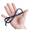 6mm Double Braided Polyester Sailing Rope Marine Grade (Navy, 4