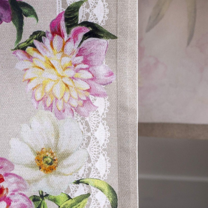 Maison d' Hermine Spring/Summer Table Runner, 100% Cotton, Decorative, Washable