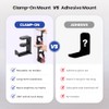 Adjustable Rotating Headphone Stand with Cable Organizer - Black