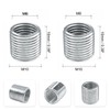 10pcs Threaded Nuts Insert Nuts Thread Reducer Nuts Stainless Steel