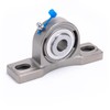 XIKE 2 Pcs SUCP202-10 Bore 5/8" All Stainless Steel Pillow