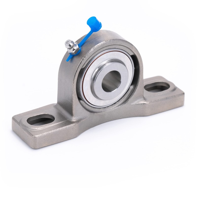 XIKE 2 Pcs SUCP202-10 Bore 5/8" All Stainless Steel Pillow
