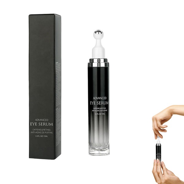 Eye Cream with 5% Caffeine, Reduces Dark Circles, Anti-Wrinkle &