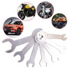 NWpangu Ultra Thin Open Double-End Wrench Set, Slim Spanners Handle