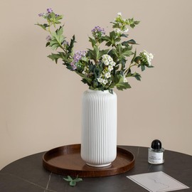Ceramic Vase Minimalist Modern Home Decor Decorative Vase for Wedding Dinner Table Office Bedroom