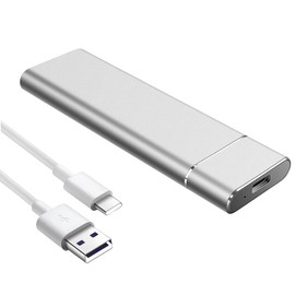 Extrnal Hard Drive, Portable Hard Drive, USB 3.0, 2TB SSD,Type-C, Slim External Data Storage, Compatible with PC, Laptop and Mac.（Silver