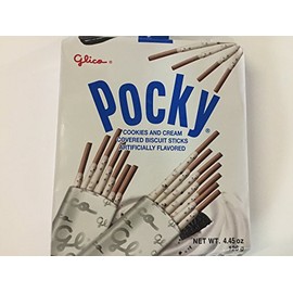 Glico Pocky Chocolate 9 Packs Japanese Snack Party Pack -- Cookies and Cream Flavor